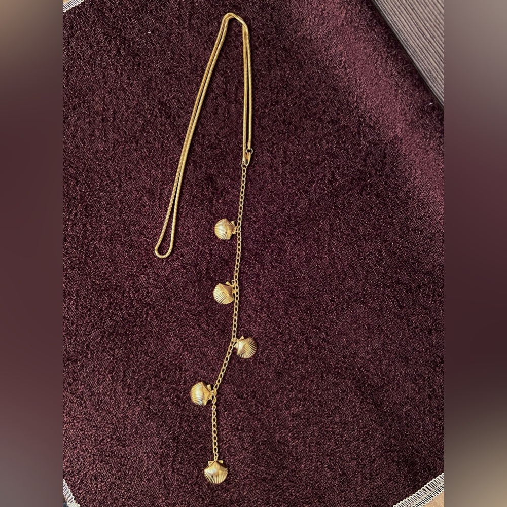 SOLD Japan Long Chain with Shell Charms